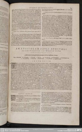 In Epistolam Pauli Ad Apostoli Ad Colossenses Catholica Expositio Ecclesiastica