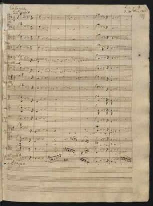 Sinfonien; strings, winds; D-Dur; MWV N 8