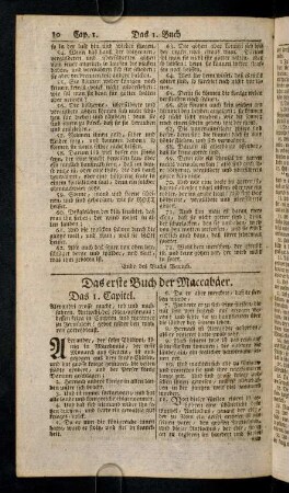 80-109, 6. Das 1. Buch der Maccabaeer