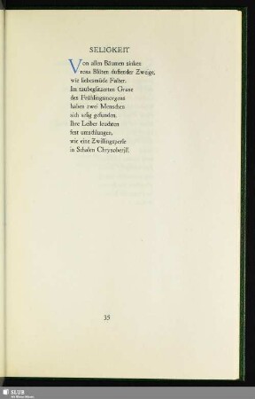 Seligkeit