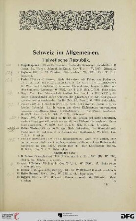 Schweiz im Allgemeinen (Nr. 1-575)