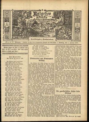 Ausgabe vom Sonntag, den 03. Januar 1909.