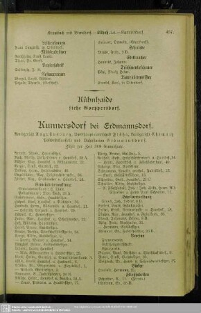 Kunnersdorf bei Erdmannsdorf