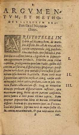 Aristotelis Ethicorvm Ad Nicomachvm Libri Decem