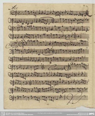 Anonymus, Canaries, D-Dur