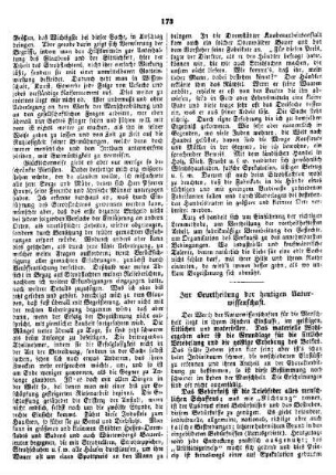 Zur Beurtheilung der heutigen Naturwissenschaften