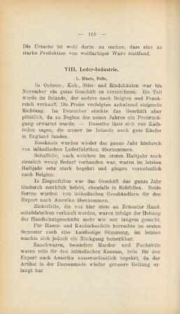 VIII. Leder-Industrie.