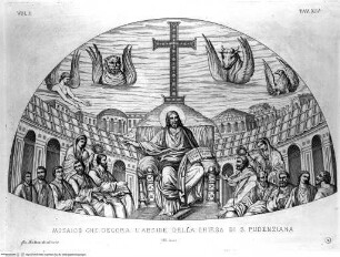 Musaici della primitica epoca delle chiese di Roma, Taf. 14: Santa Prudenziana