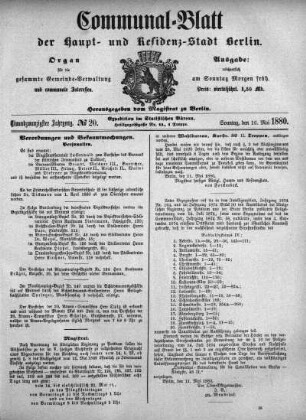 1880,20: No. 20, 16. Mai 1880
