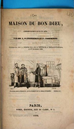 La maison du bon dieu : comédie-vaudeville en un acte