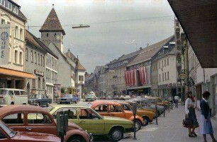 Marktredwitz: Hauptstraße mit Rathaus