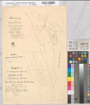 Garbeck (Balve), Separation Garbeck, Urkarte 1, Bl.10, Flur 14