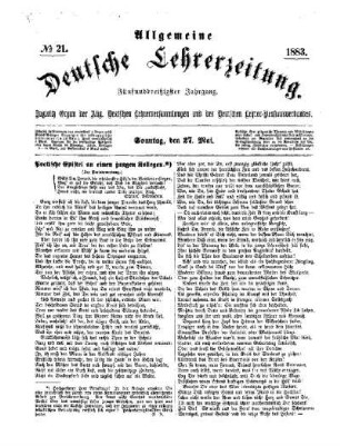 Poetische Epistel an einen jungen Kollegen