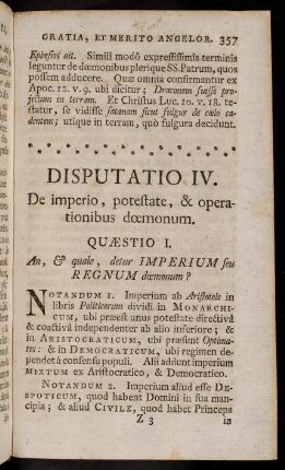 357-414, Disputatio IV.