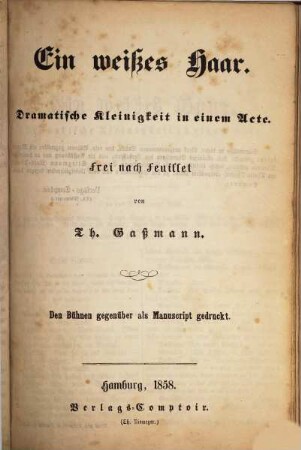 Das Theater des Auslandes. 7. 1858, H. 2