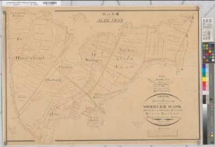 Hülsten (Reken), Teilung der Hülster und Middeler Mark, Brouillonkarte Bl.3 Alte Venn