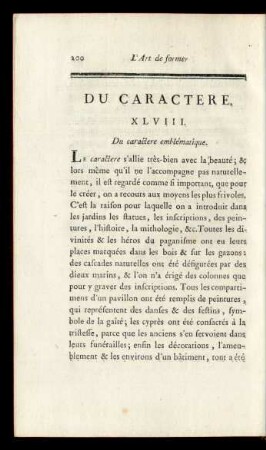 Du Caractere.