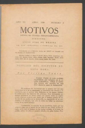 1938,3,2: año 3, número 2 (abril 1938)