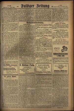 Dritte Ausgabe vom Samstag, den 01. Juni 1929.