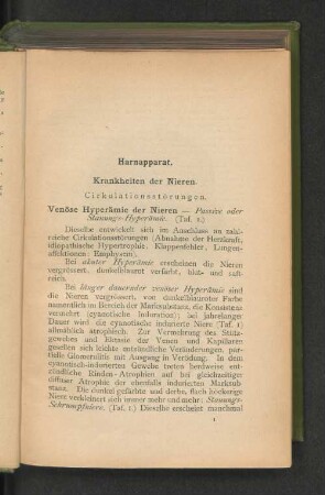 Krankheiten der Nieren.