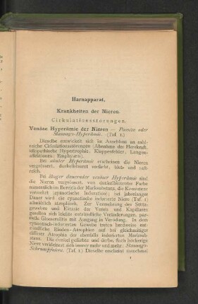 Krankheiten der Nieren.