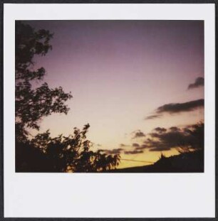 Sonnenuntergang in Puy-Saint-Martin