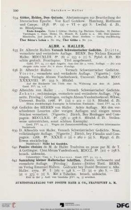 Albr. v. Haller (Nr. 635-642)