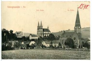 Schirgiswalde. Katholische und Evangelische Kirche