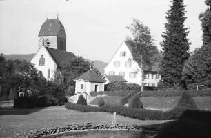 Bodman: Kirche vom Schlosspark