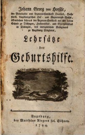 Lehrsätze der Geburtshilfe