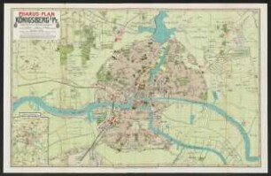 Pharus-Plan Königsberg i. Pr.