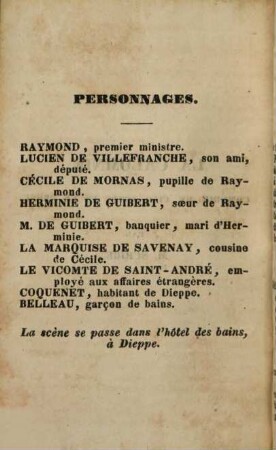 La calomnie : [comédie en cinq actes et en prose]