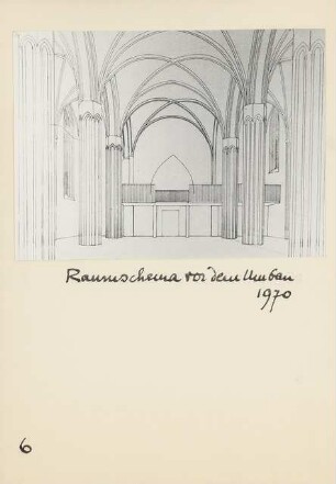 Evangelische St. Nikolai-Kirche, Berlin-Spandau Orgel: Raumschema vor dem Umbau