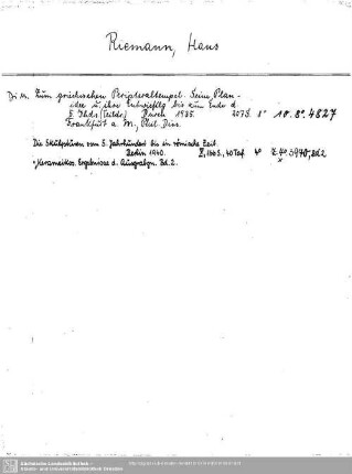 Riemann, Hans