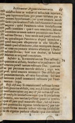 65-69, Instabis 2. Si creatura tantum Deo restituit, quantum ...