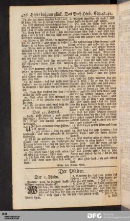 Der Psalter.