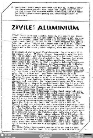 Ziviles Aluminium