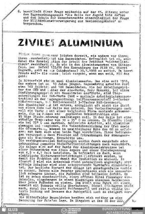 Ziviles Aluminium