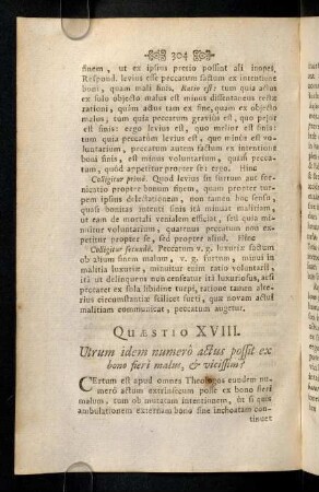 304-312, Quaestio XVIII