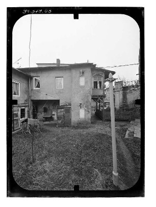 Sassnitz, Karlstraße 5. Wohnhaus. Hofansicht (Teilansicht)
