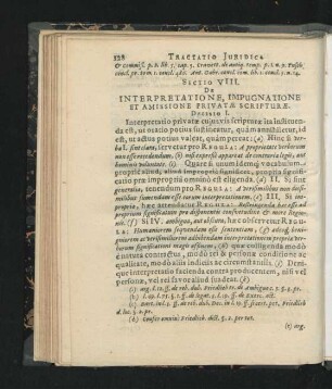 Sectio VIII. De Interpretatione, Impugnatione Et Amissione Privatae Scripturae.