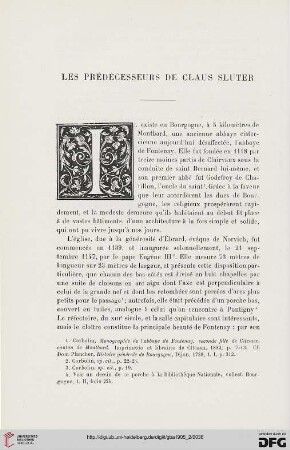 3. Pér. 34.1905: Les prédécesseurs de Claus Sluter
