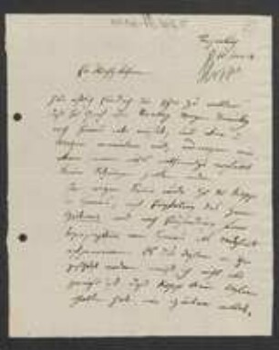 Brief von David Heinrich Hoppe an Unbekannt