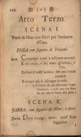 Atto Terzo. [= Dritter Akt, ital., franz.]