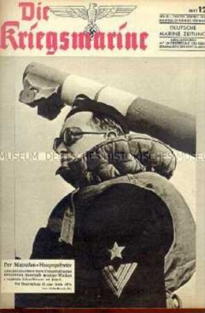 Illustrierte Halbmonatszeitschrift "Die Kriegsmarine" u.a. über die Kriegsflotte der USA
