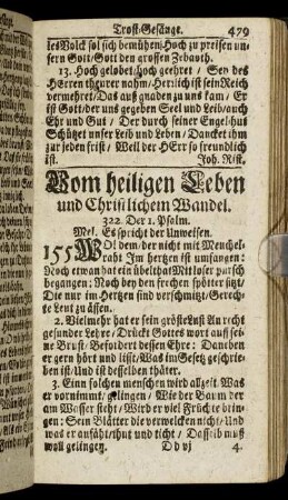 Vom heiligen Leben und Christlichen Wandel.