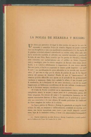 La poesía de Herrera y Reissig