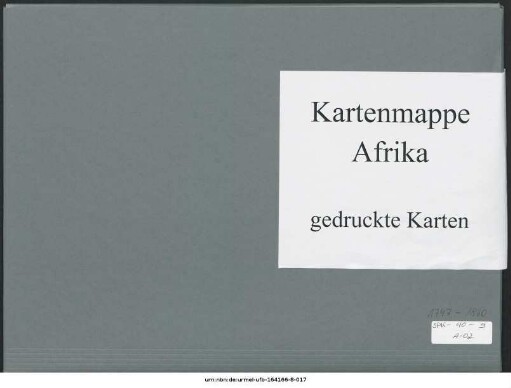 Rotes Meer, Übergangsgebiete Afrika-Asien : 1747-1860 : Kartensammlung