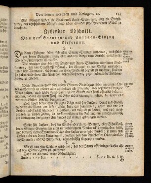 125-133, Zehender - Eilfter Abschnitt