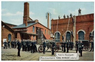 Fabrik-Feuerwehr, Maschinenfabrik Karl Krause, Leipzig